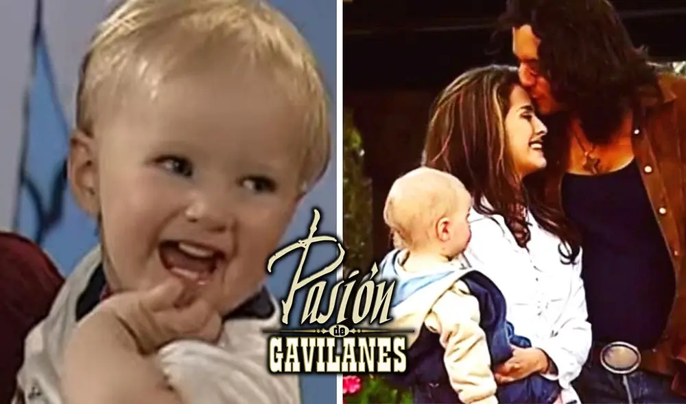 Valeria García interpretó al bebé Juan David cuando tenía un año de edad. Foto: composición/Telemundo