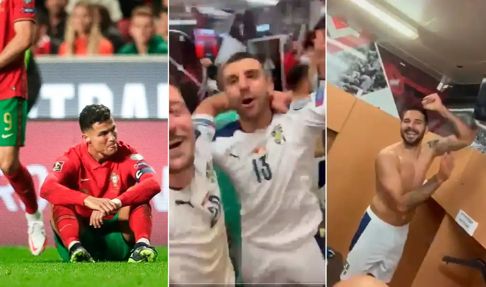 Portugal quedó en segundo lugar del Grupo A con 17 puntos y ahora disputará el repechaje. Foto: composición