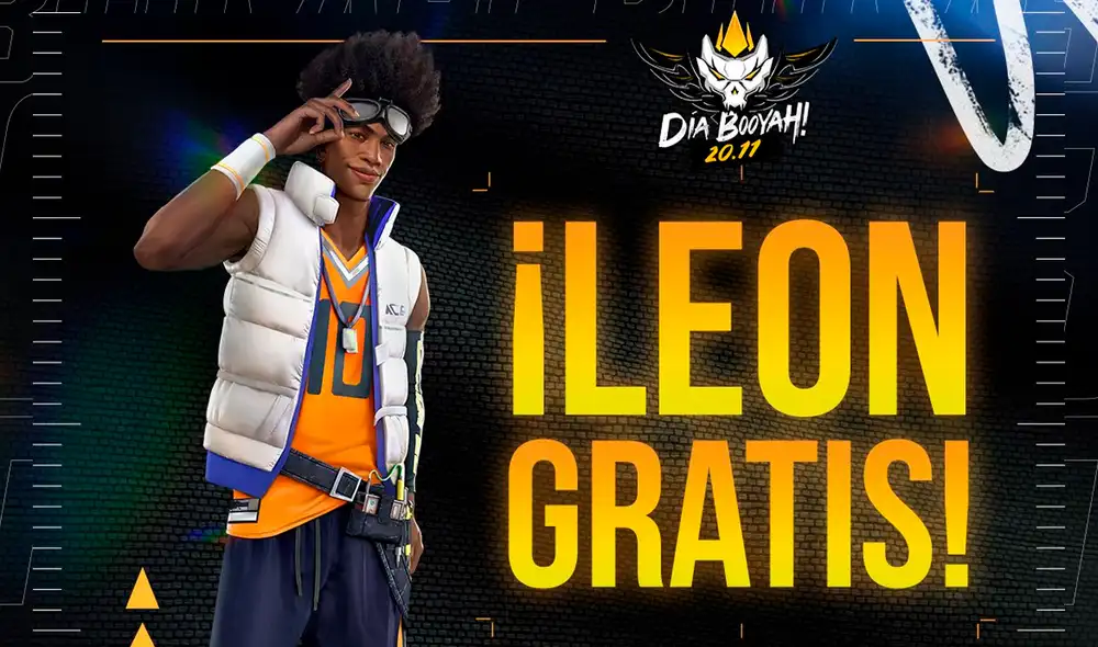 León se podrá conseguir gratis en Free Fire entre el 19 y 20 de noviembre iniciando sesión. Foto: Garena