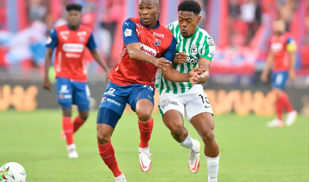 Atlético Nacional sigue firme en la cima de la Liga Betplay con 41 puntos. Foto: Dimayor