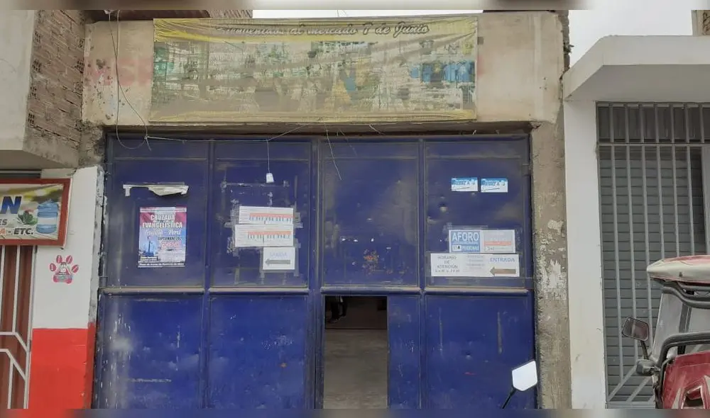 Víctima fue sacada de mercado Siete de Junio. Foto: URPI-GLR Víctima fue sacada de mercado Siete de Junio. Foto: URPI-GLR