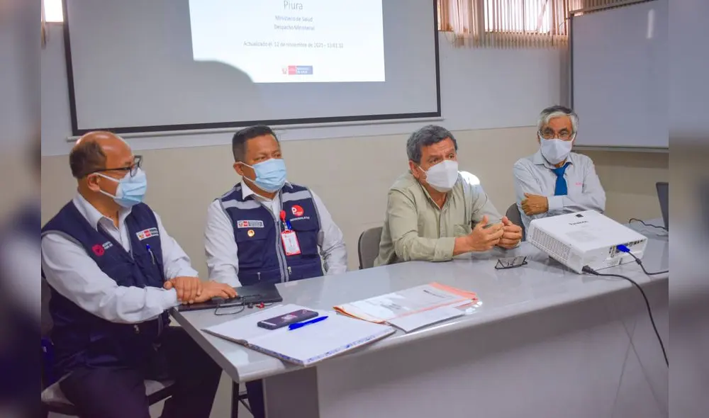 Cevallos Flores mantuvo reuniones durante el fin de semana con funcionarios locales. Foto: Diresa Cevallos Flores mantuvo reuniones durante el fin de semana con funcionarios locales. Foto: Diresa