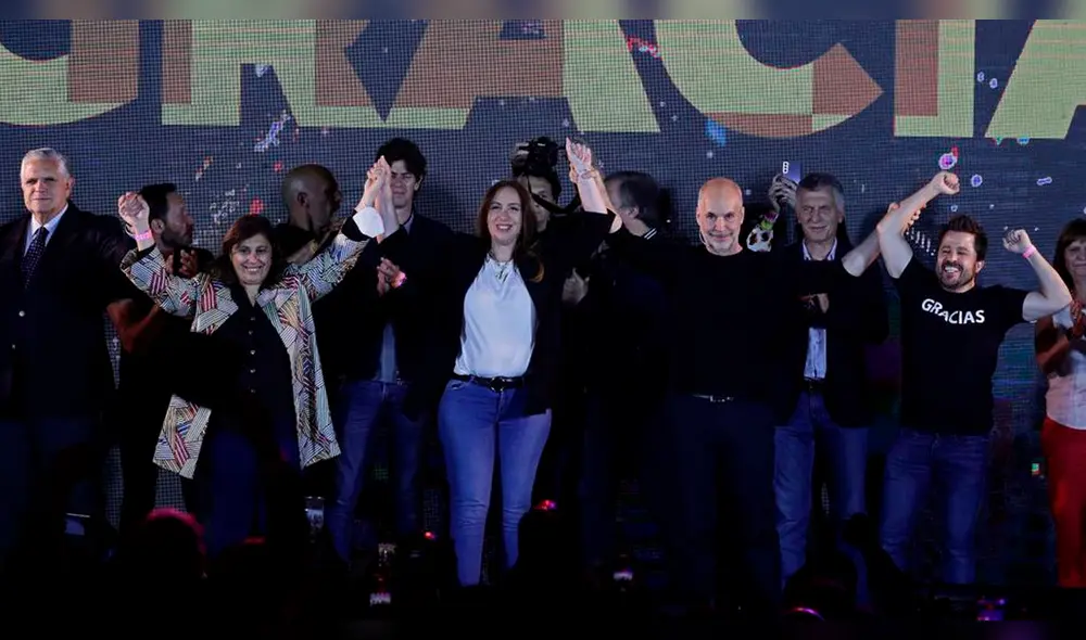 Juntos por el Cambio celebra su triunfo en las elecciones legislativas de Argentina. Foto: AFP Juntos por el Cambio celebra su triunfo en las elecciones legislativas de Argentina. Foto: AFP