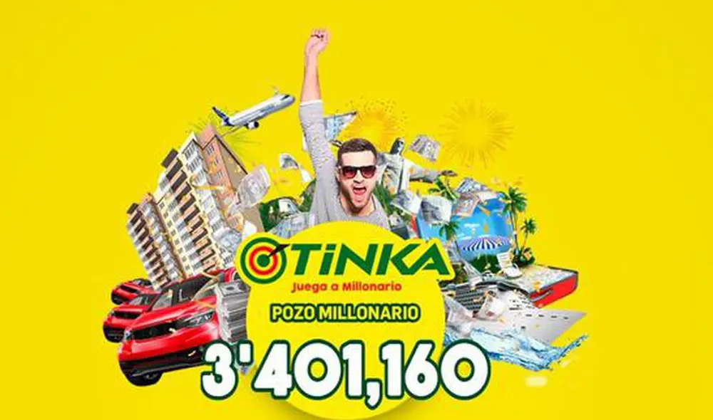 ¡Reventó el pozo de la Tinka! Afortunado ganador se llevó más de 3,4 millones de soles