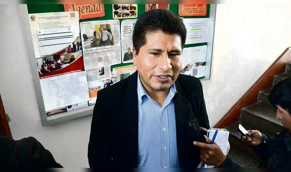 Postura.  Aduviri dice que Agustín Luque defraudo a Puno. Foto: La República