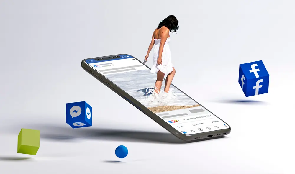 Las fotos 3D las puedes publicar en la sección de noticias, grupos o páginas de Facebook. Foto: Mediamodifier