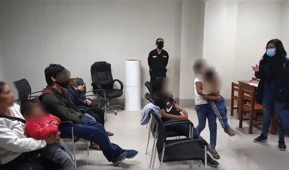 Autoridades buscan esclarecer la situación legal de los menores de edad. Foto: Ministerio Público