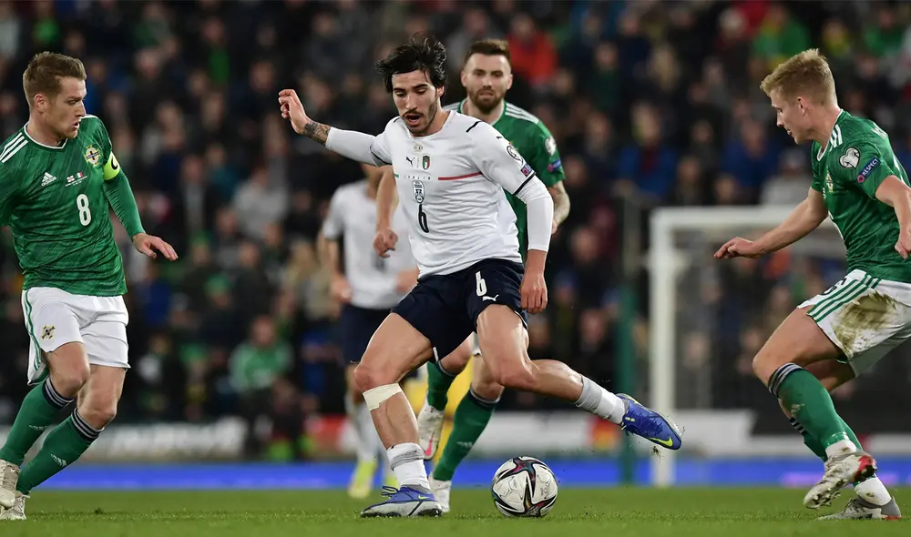 Italia deberá disputar la repesca tras empatar sin goles ante Irlanda. Foto: Clasificatorias Europeas Italia deberá disputar la repesca tras empatar sin goles ante Irlanda. Foto: Clasificatorias Europeas