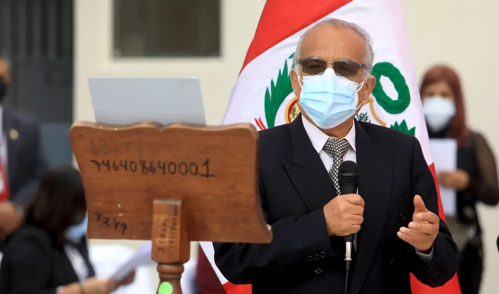 Aníbal Torres tiene a su cargo la cartera de Justicia desde el 30 de julio de 2021. Foto: Minjus