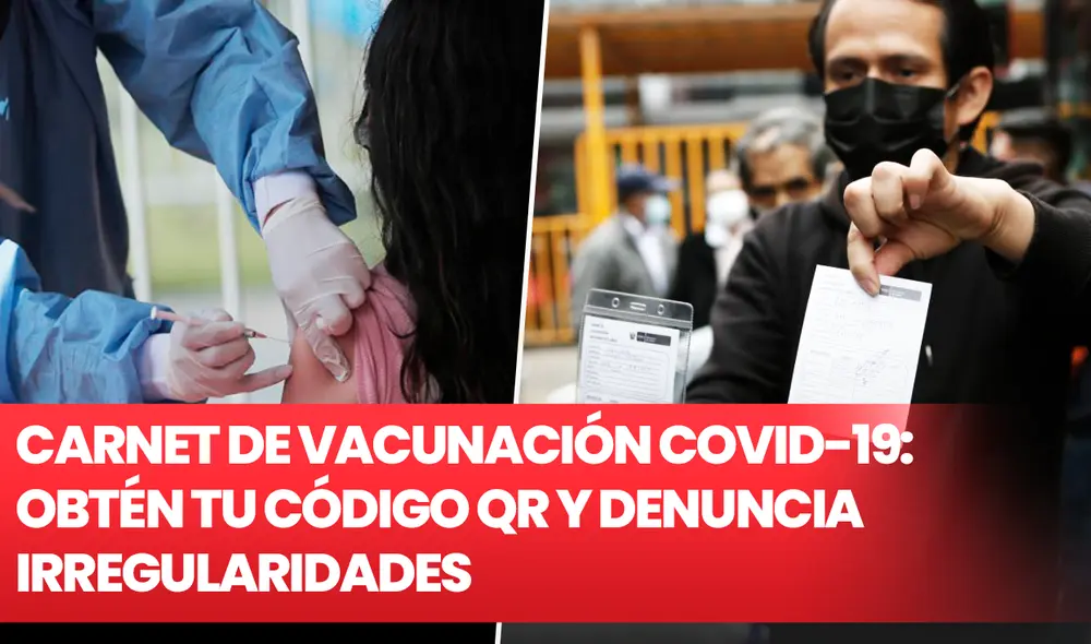 Cómo descargar el certificado de vacunación COVID-19 del Minsa Perú para viajar en el transporte interprovicial LINK. No olvides que puedes usar tu celular para escanear el código QR y guardarlo en cualquier dispositivo. Foto: composición Fabrizio Oviedo/La República