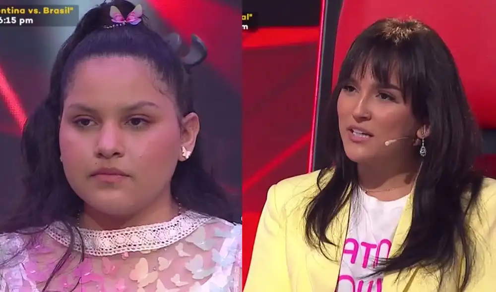 Concursante sorprendió a los jurados de La voz kids con su presentación y ellos no dudaron en pararse de sus sillas. Foto: Captura / Latina