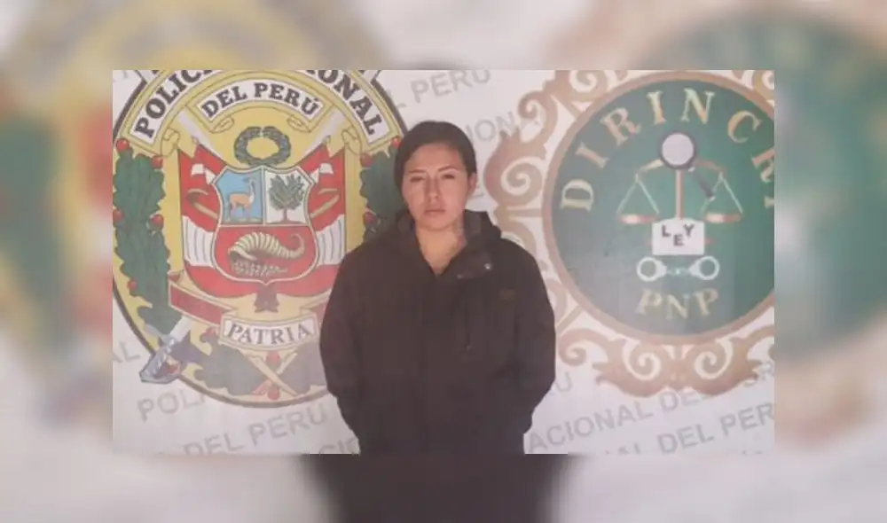 Juliaca. Ruby Gonzales fue detenida luego de ser sindicada del asesinato por testigos. Foto: PNP Juliaca. Ruby Gonzales fue detenida luego de ser sindicada del asesinato por testigos. Foto: PNP