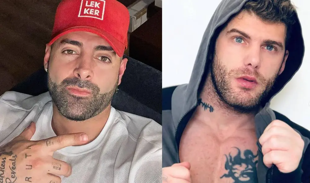 Sebastián Lizarzaburu preocupado por la salud de su amigo Greg Michel. Foto: composición/ Instagram