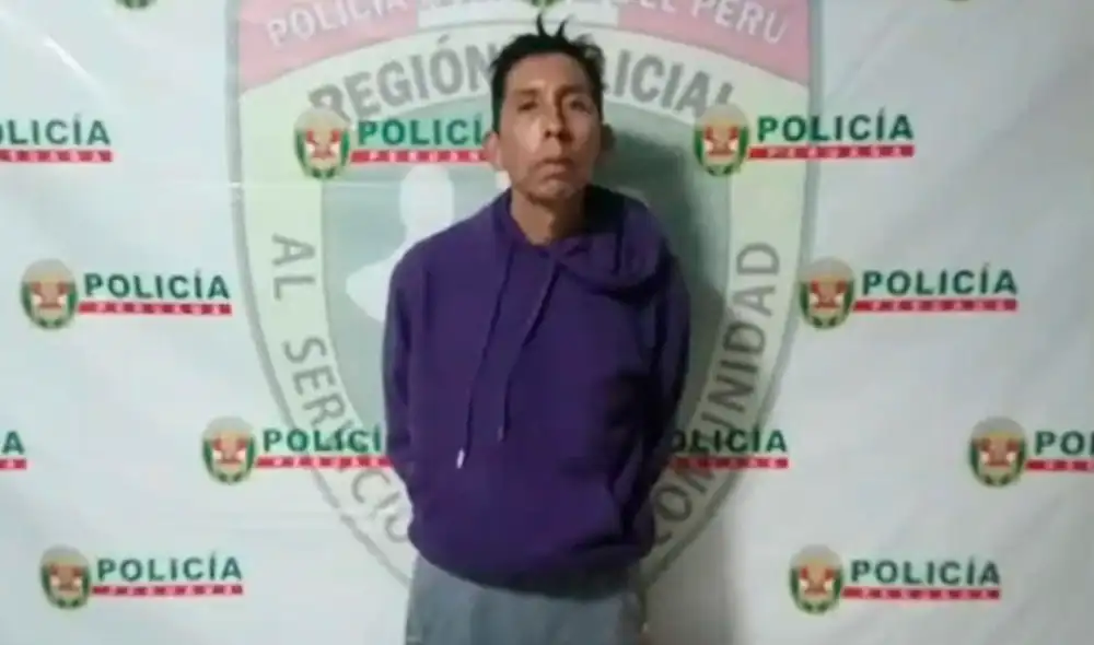 Jorge Geroba había intentado esconderse de la Policía, sin éxito. Foto: captura América TV Jorge Geroba había intentado esconderse de la Policía, sin éxito. Foto: captura América TV