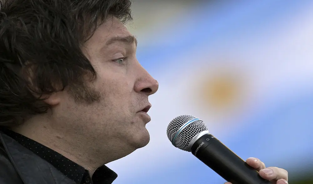 Javier Milei es uno de los nuevos diputados electos en la Argentina luego de los sufragios legislativos del domingo. Foto: AFP