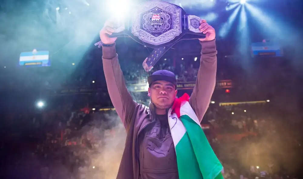 Aczino es el único mc que ganó una nacional fuera de su país. Foto: Red Bull Aczino es el único mc que ganó una nacional fuera de su país. Foto: Red Bull