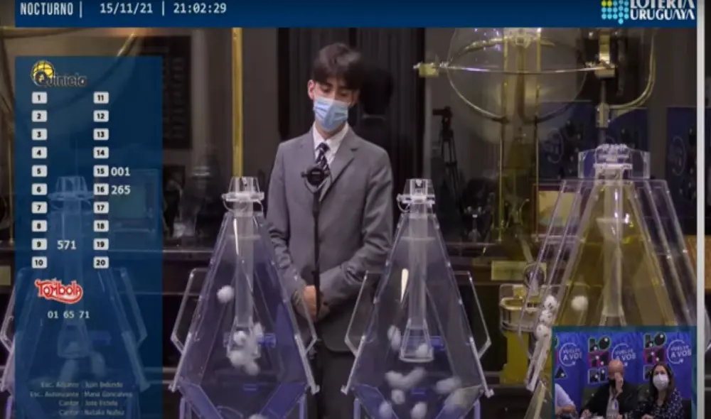 Resultados ganadores de la Tómbola de HOY, martes 16 de noviembre del 2021, en Uruguay. Foto: captura de YouTube/ La Banca Resultados ganadores de la Tómbola de HOY, martes 16 de noviembre del 2021, en Uruguay. Foto: captura de YouTube/ La Banca