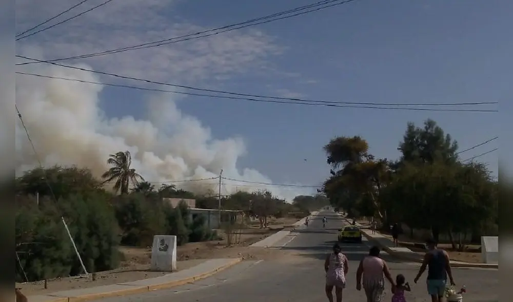 Pobladores se encontraban atemorizados ante la posibilidad de que se vieran afectados por el humo de nuevo. Foto: Juan Carlos Barrientos