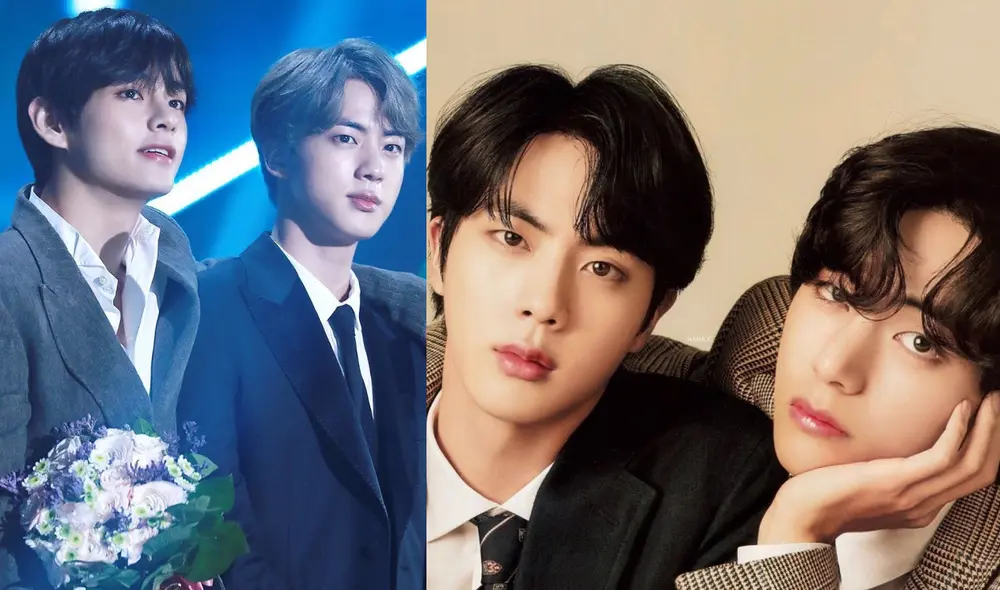 Diciembre es el mes de Jin y de Taehyung, quienes cumplen años el 4 y 30 del citado mes, respectivamente. Foto: composición Hybe