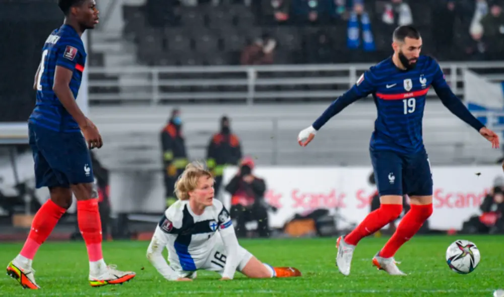 Francia ganó con dos goles de Benzema y Mbappé. Foto: Agencia EFE