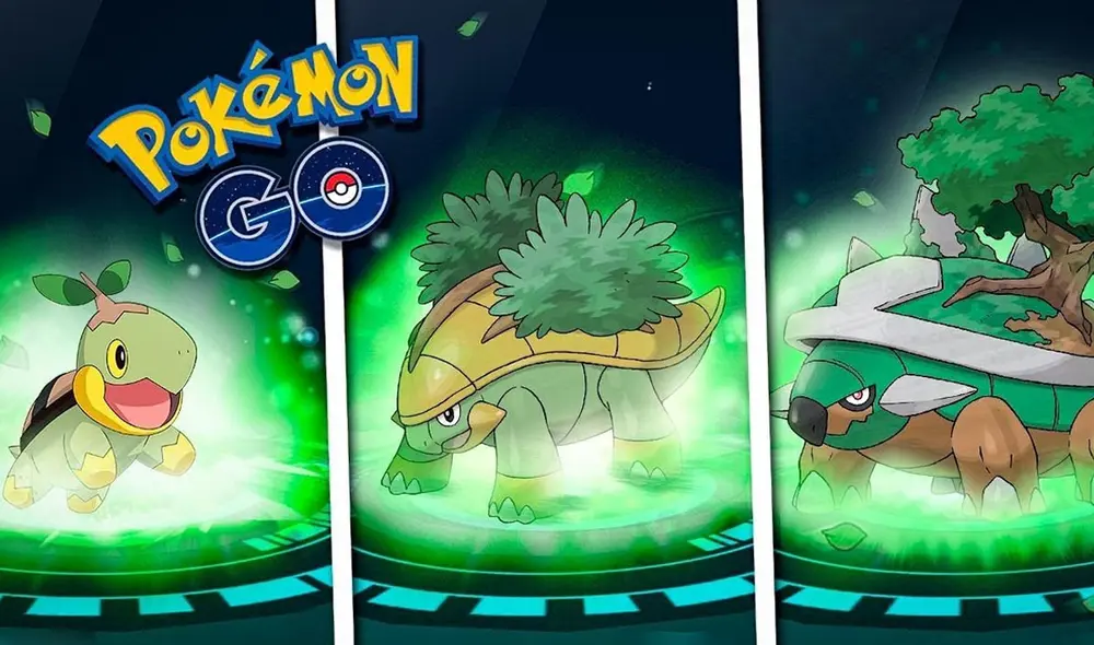 Turtwig normal es de color verde hoja. Foto: composición Keybron