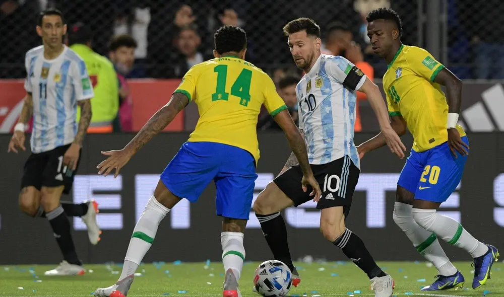 Brasil ya está clasificado al Mundial, mientras que Argentina podría asegurar su fase al torneo. Foto: AFP Brasil ya está clasificado al Mundial, mientras que Argentina podría asegurar su fase al torneo. Foto: AFP