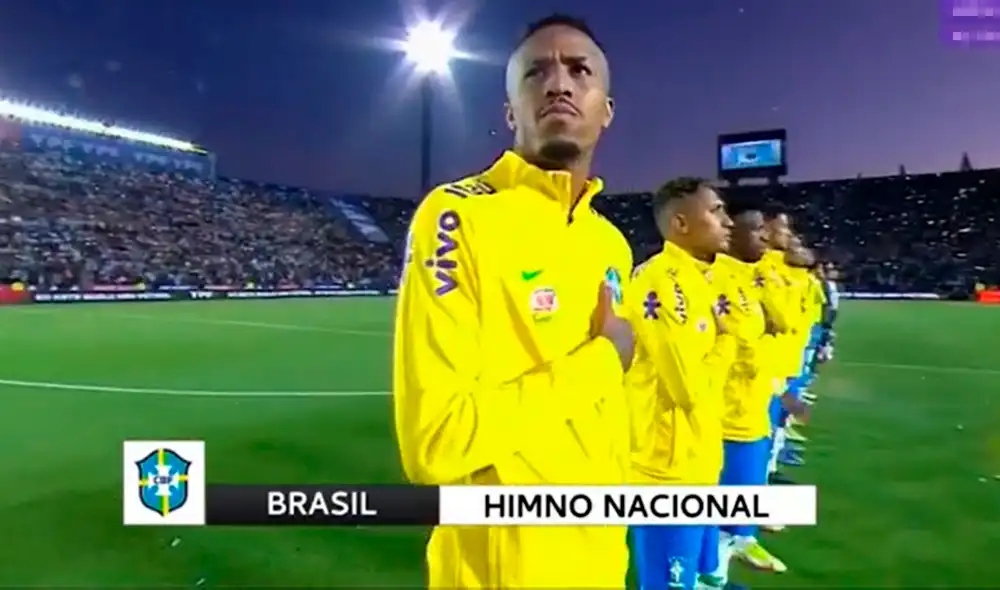 Los hinchas argentinos silbaron el himno nacional de Brasil en la antesala del superclásico sudamericano. Foto: captura de Latina Los hinchas argentinos silbaron el himno nacional de Brasil en la antesala del superclásico sudamericano. Foto: captura de Latina