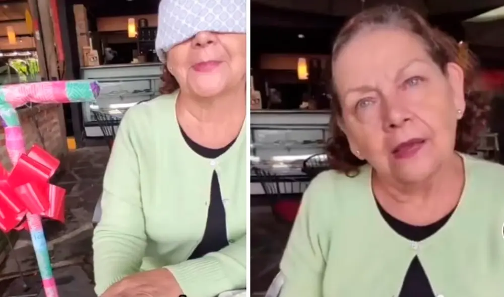 La cara de sorpresa de la mamá al ver un monopatín se volvió viral en redes. Foto: captura de TikTok
