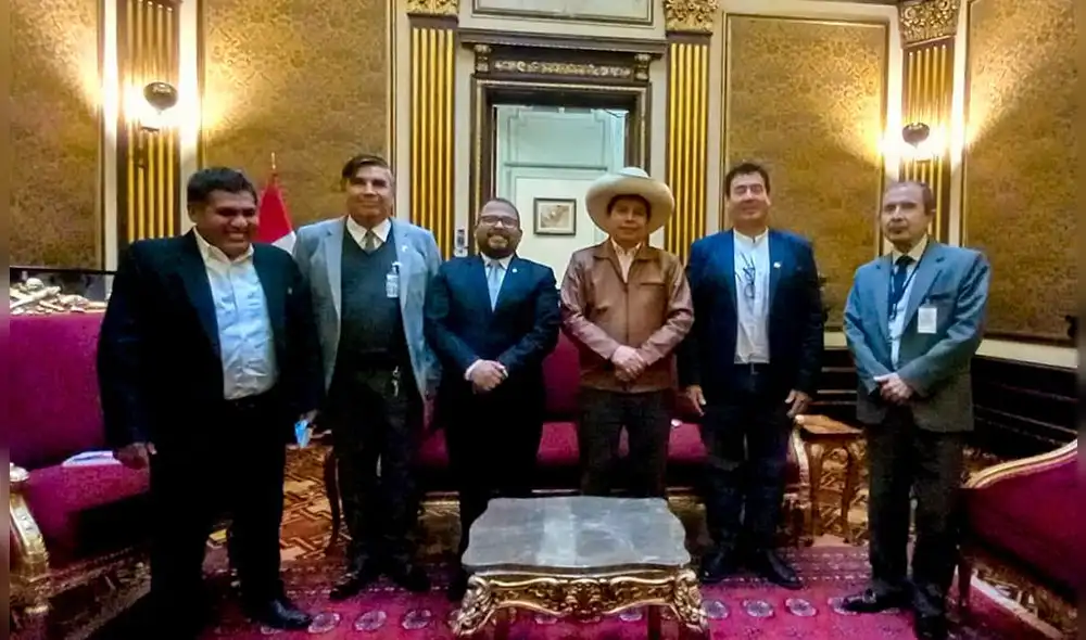 Comitiva de Arequipa estuvo en Palacio de Gobierno. Foto: Municipalidad de Arequipa