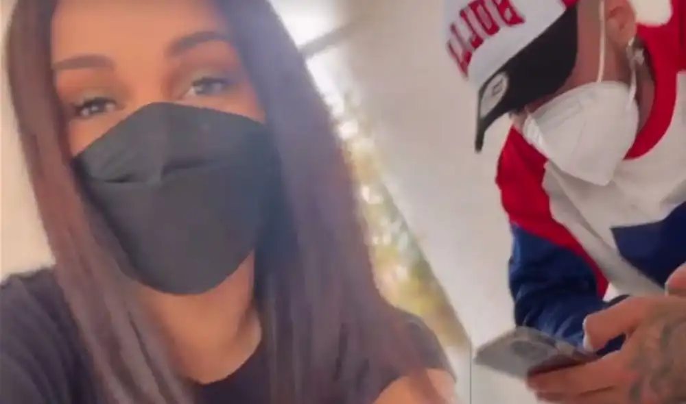 Angie Arizaga mostró los resutlados de su prueba COVID-19. Foto: captura de Instagram