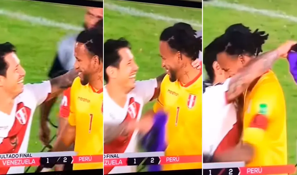 La selección peruana cerró la fecha 14 ubicándose en el quinto lugar que ofrece el boleto de repechaje. Foto: captura Movistar Deportes La selección peruana cerró la fecha 14 ubicándose en el quinto lugar que ofrece el boleto de repechaje. Foto: captura Movistar Deportes