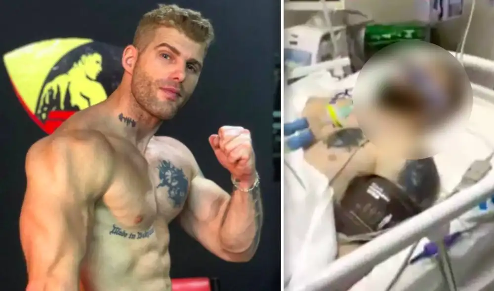 Sebastián Lizarzaburu confirmó en redes sociales que Greg Michel despertó del coma e incluso compartió con sus seguidores una fotografía del ex chico reality haciendo un gesto con el brazo. Foto: composición Instagram / ATV