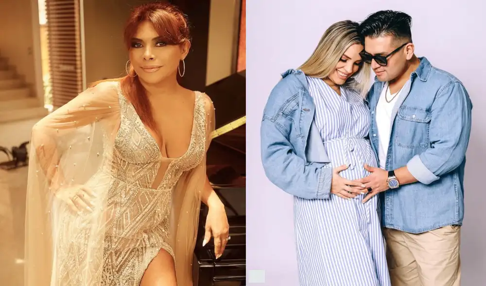 Magaly Medina anuncia la llegada del hijo de Cassandra Sánchez y Deyvis Orosco. Foto: Magaly Medina/Cassandra Sánchez/Instagram