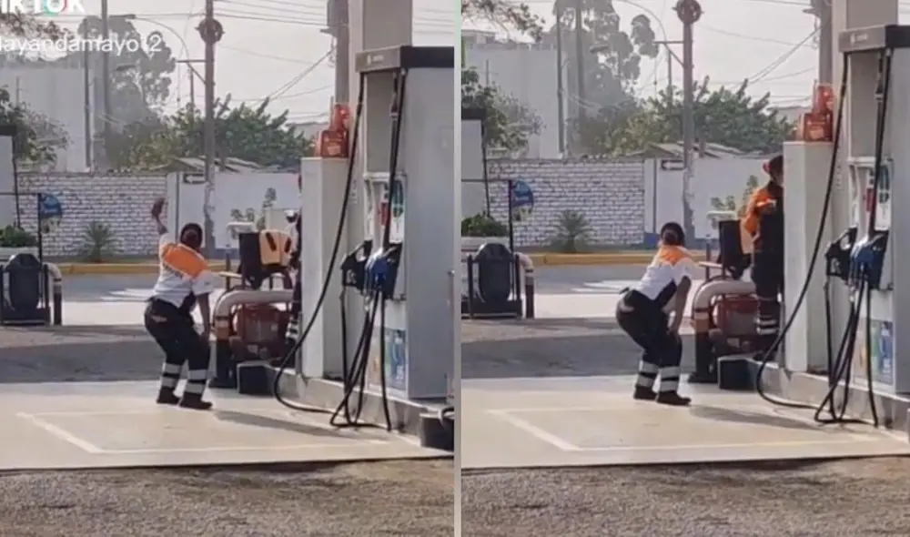 La usuaria no dejó de alagar los pasos de baile que la trabajadora mostraba mientras se encontraba en horario laboral. Foto: captura de TikTok