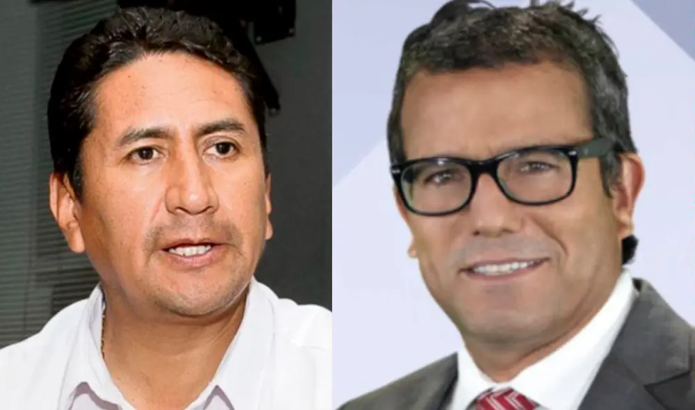 Vladimir Cerrón sostuvo que periodista Christian Hudtwalcker no debería "sentirse orgulloso" por insultar a un congresista. Foto: composición/La República