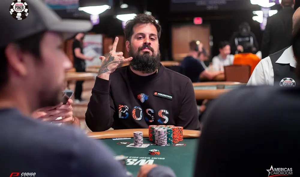 Papo gana 1 millón 225 mil dólares en mundial de póker. Foto: Código Póker