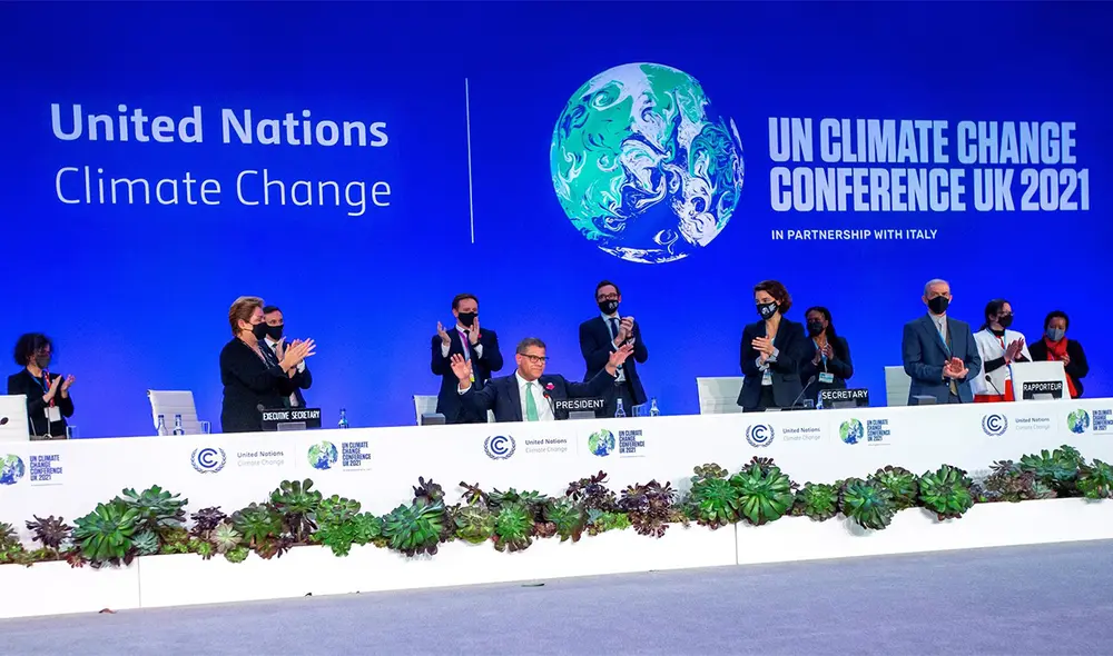 La cumbre por el cambio climático se desarrollo del 31 de octubre al 12 de noviembre de este año. Foto: EFE