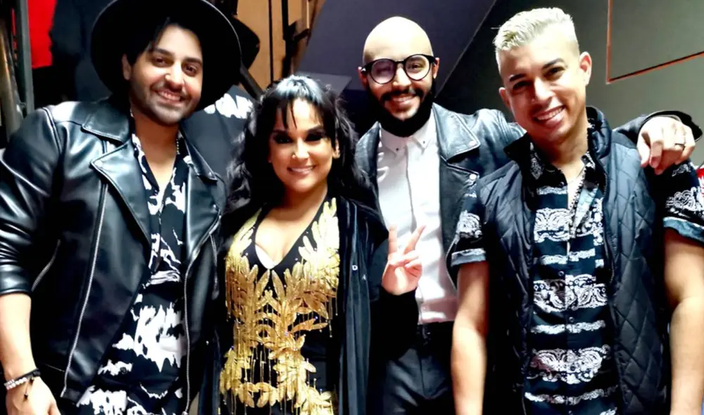 Daniela Darcourt compartió escenario con N'Klabe. Foto: PRESS MANAGEMENT & BOOKING