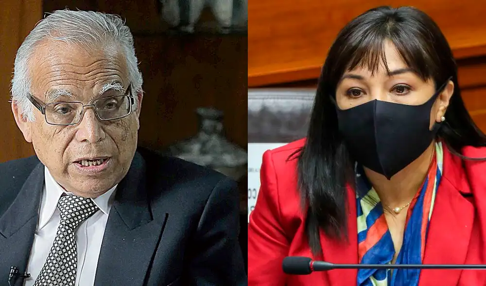 La primera ministra, Mirtha Vásquez, se pronunció sobre el tema que atañe a Aníbal Torres. Foto: composición/La República La primera ministra, Mirtha Vásquez, se pronunció sobre el tema que atañe a Aníbal Torres. Foto: composición/La República