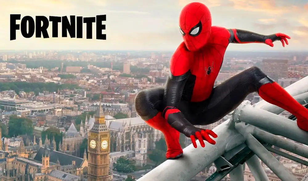 La skin de Spider-Man podría ser la gran sorpresa de Fortnite para el mes de diciembre. Foto: Marvel - composición La República