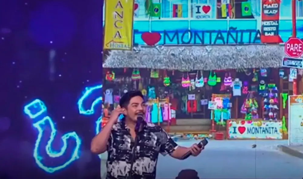 Erick Elera reemplazó a Gian Piero Díaz en la conducción de Esto es guerra. Foto: Captura América TV.