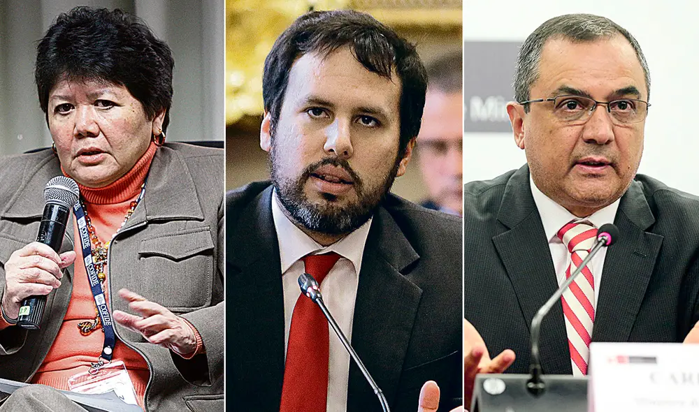 Rumbo al BCRP. Economistas Inés Choy, Diego Macera y Carlos Oliva recibirían hoy el respaldo mayoritario del Pleno. Foto: composición LR