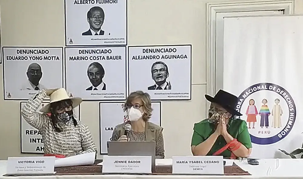 Conferencia. Abogados y víctimas piden justicia. Foto: difusión