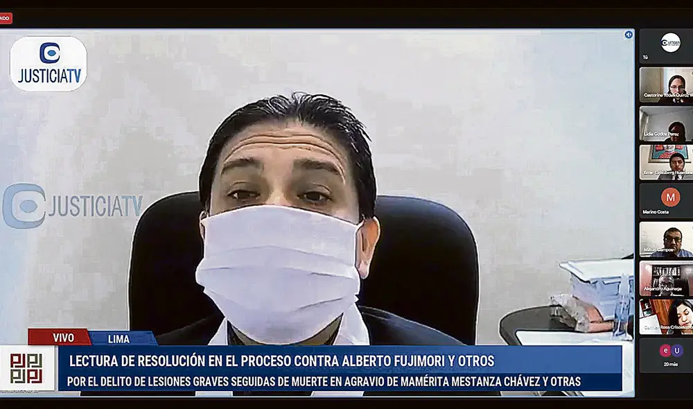 El juez Rafael Martínez ha sido rotado de ubicación, pero se ha dispuesto que concluya con resolver el caso de las esterilizaciones forzadas. Foto: captura Justicia TV El juez Rafael Martínez ha sido rotado de ubicación, pero se ha dispuesto que concluya con resolver el caso de las esterilizaciones forzadas. Foto: captura Justicia TV