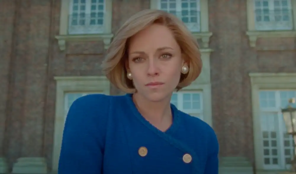 Kristen Stewart interpreta a la princesa Diana en Spencer, cinta dirigida por Pablo Larraín. Foto: captura tráiler Spencer