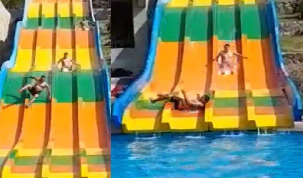 Los bañistas que se encontraban en el lugar quedaron completamente sorprendidos por el hecho, que se volvió viral en TikTok. Foto: captura de TikTok.