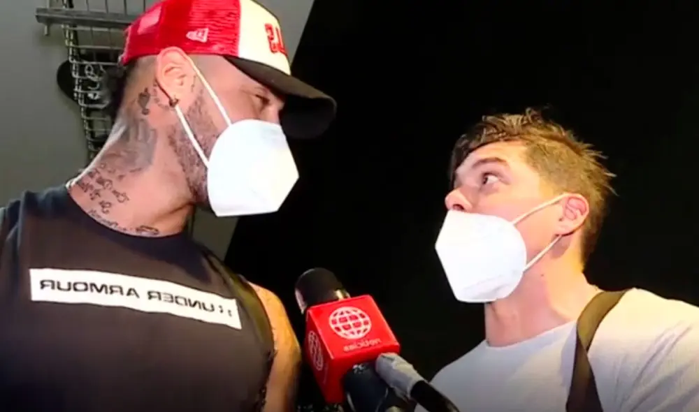 Ignacio Baladán llegó de Estados Unidos sin las manos vacías. Foto: captura/América TV