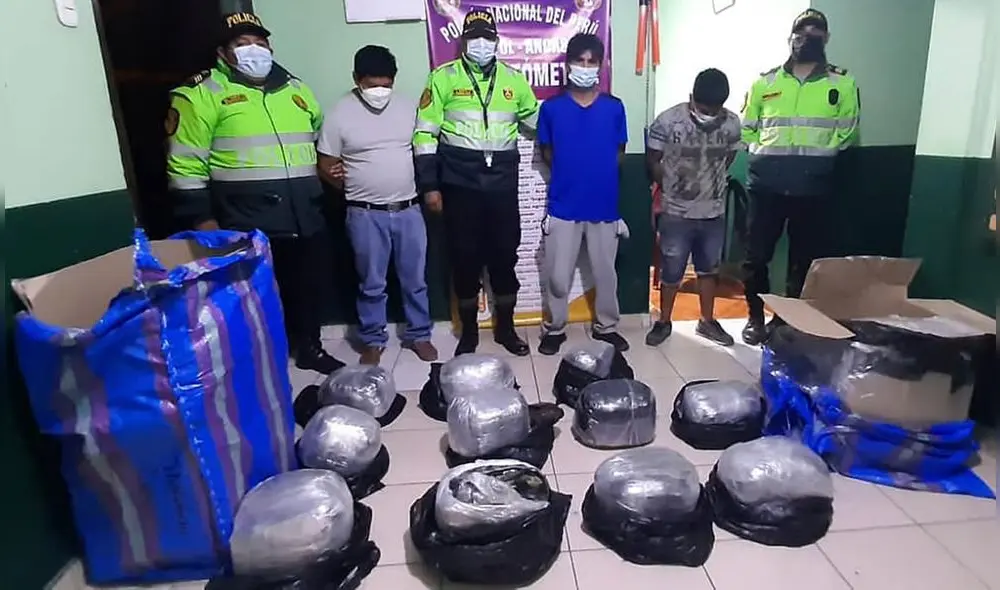 Labor de inteligencia de la PNP permitió dar este golpe al tráfico de drogas. Foto: Noticias Digital Áncash Labor de inteligencia de la PNP permitió dar este golpe al tráfico de drogas. Foto: Noticias Digital Áncash