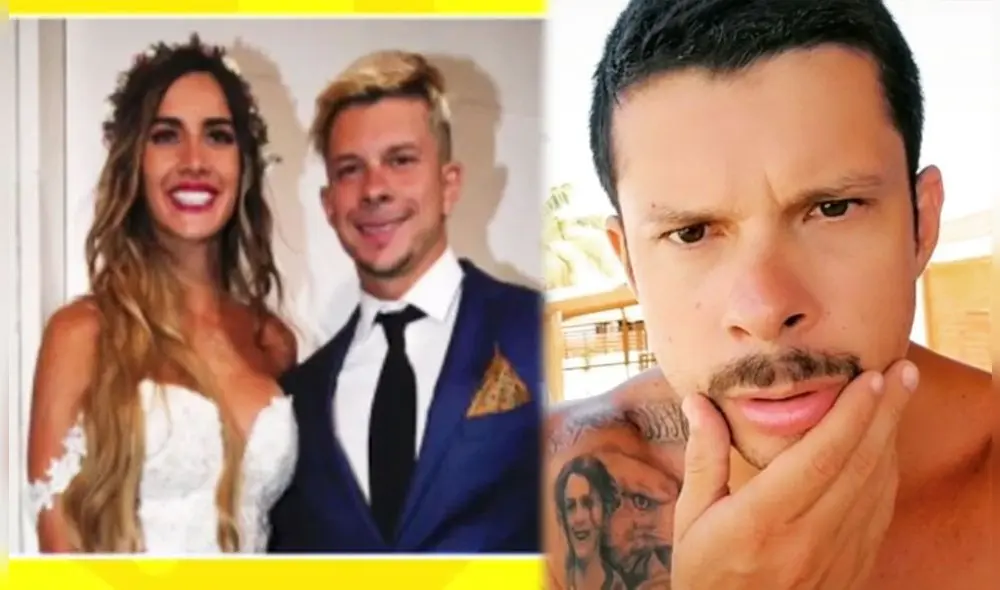 Mario Hart y Korina Rivadeneira se casaron en abril del 2017. Foto: captura América TV / captura Instagram