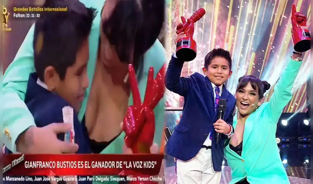 La voz kids 2021 tuvo como ganador a Gianfranco Bustios. Foto: captura Latina / Instagram